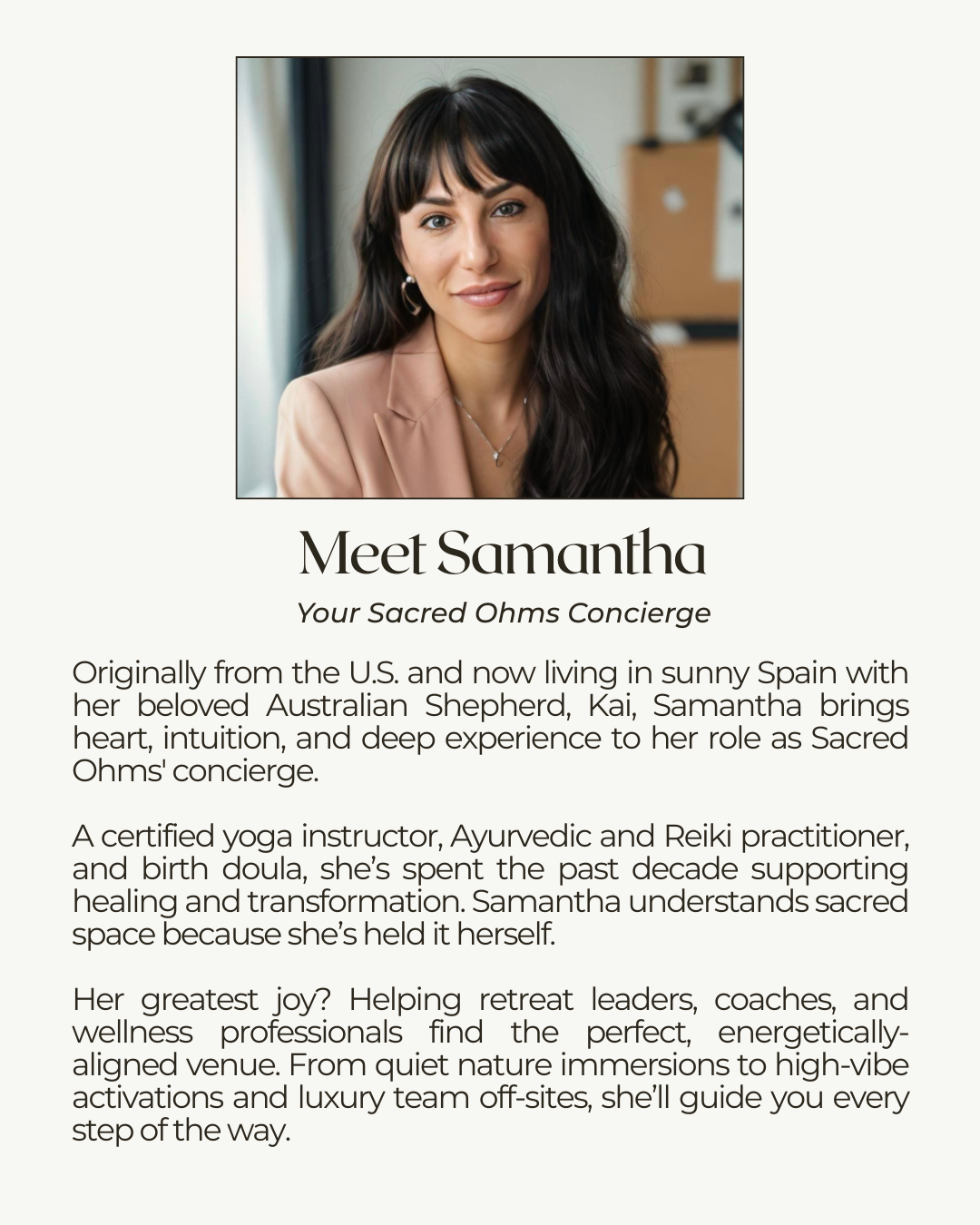 Samantha - Your Concierge Support Specialist
